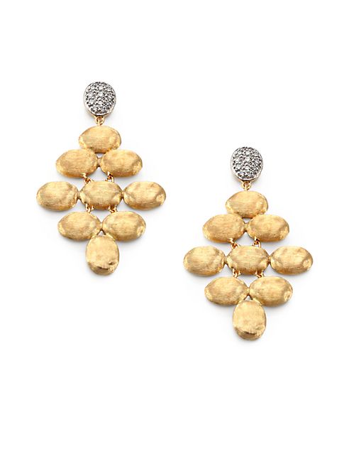 Marco Bicego - Siviglia Diamond & 18K Yellow Gold Chandelier Earrings