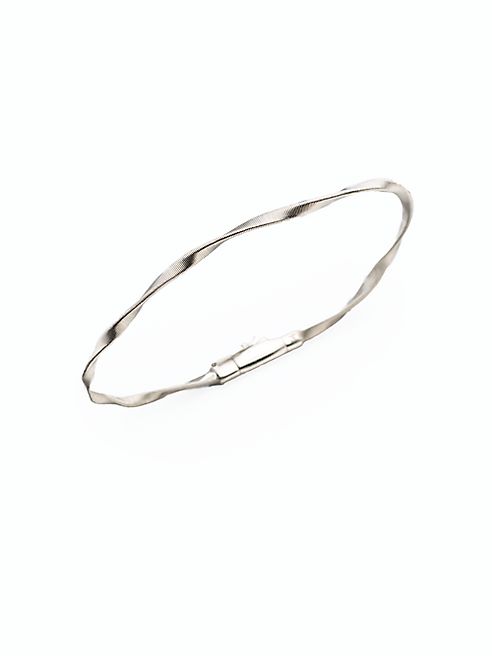 Marco Bicego - Marrakech 18K White Gold Twisted Strand Bracelet