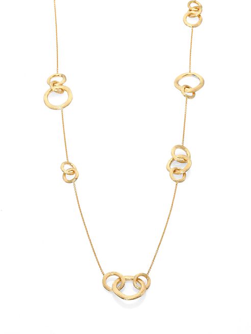 Marco Bicego - Jaipur Link 18K Yellow Gold Station Necklace