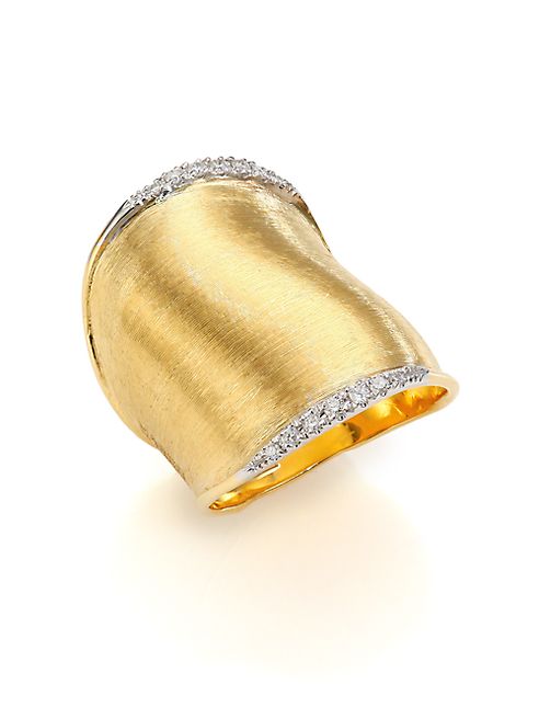 Marco Bicego - Lunaria Diamond & 18K Yellow Gold Ring