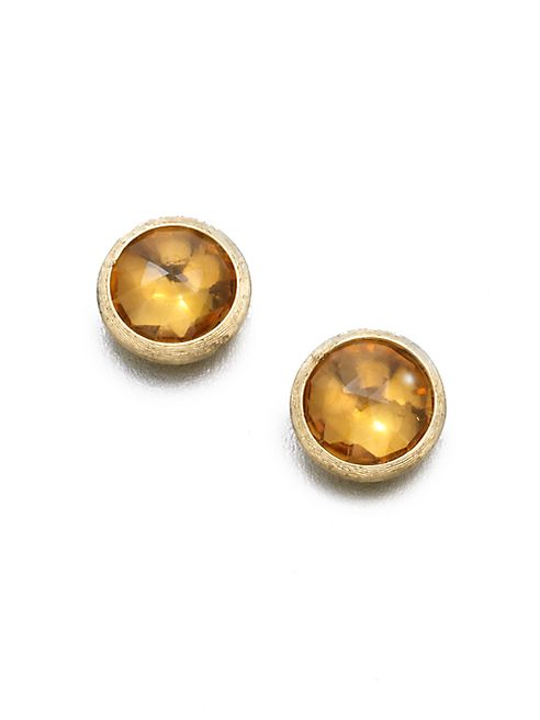 Marco Bicego - Jaipur Citrine & 18K Yellow Gold Stud Earrings