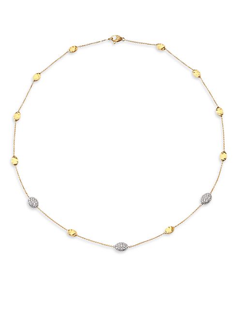 Marco Bicego - Siviglia Diamond & 18K Yellow Gold Station Necklace