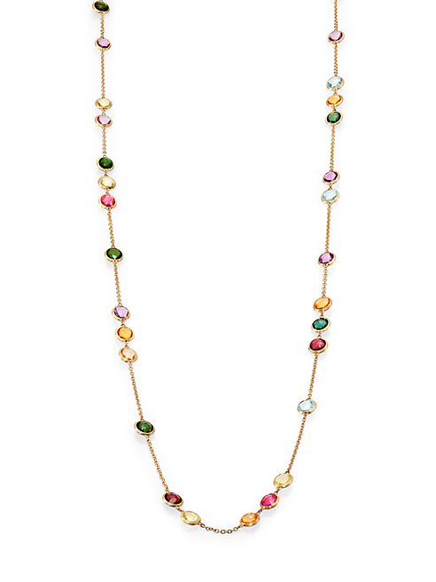 Marco Bicego - Mini Jaipur Semi-Precious Multi-Stone Long Station Necklace