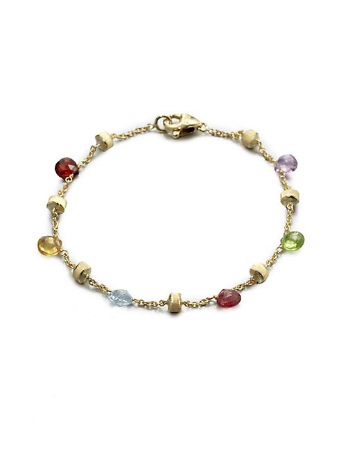 Marco Bicego - Paradise Semi-Precious Multi-Stone & 18K Yellow Gold Station Bracelet