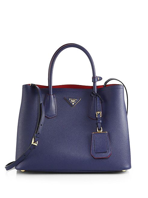 Prada - Saffiano Cuir Small Double Bag