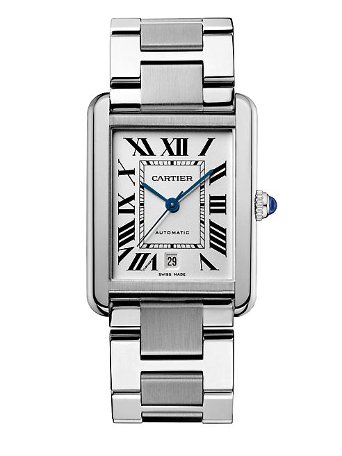 Cartier - Tank Solo Automatic Extra-Large Stainless Steel Bracelet Watch