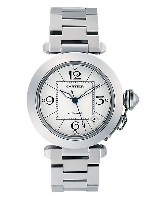 Cartier - Pasha C Medium Stainless Steel Automatic Bracelet Watch