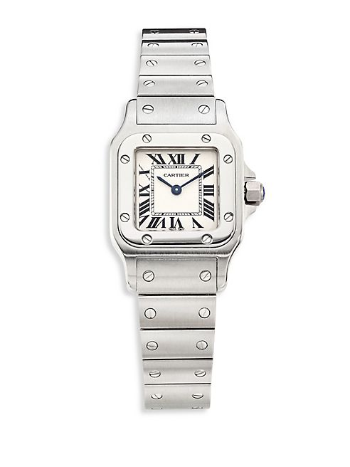 Cartier - Santos de Cartier Galbée Small Stainless Steel Bracelet Watch