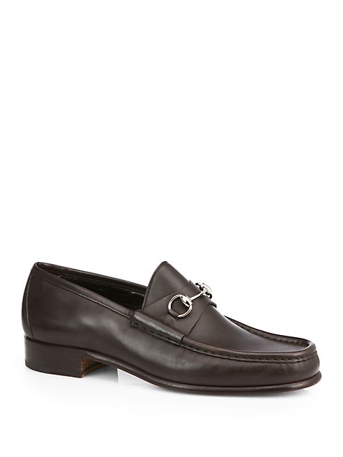 Gucci - Leather Moccasin Loafer