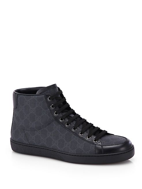 Gucci - GG Supreme Canvas High-Top Sneakers