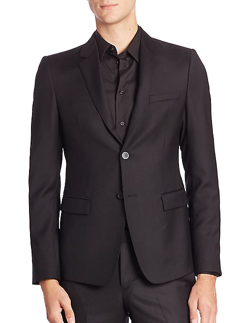 Emporio Armani - Regular Fit Wool Suit Jacket