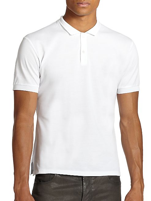 Alexander McQueen - Pique Cotton Skull Polo