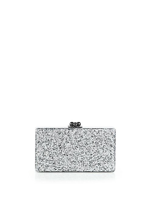 Edie Parker - Jean Glittered Acrylic Clutch