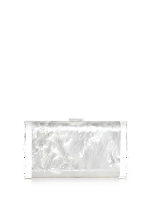 Edie Parker - Lara Acrylic Confetti Clutch