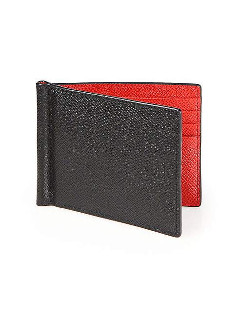 Bally - Leather Money Clip Wallet