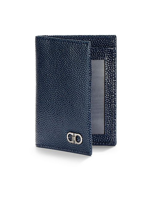 Salvatore Ferragamo - Textured Leather Vertical Wallet