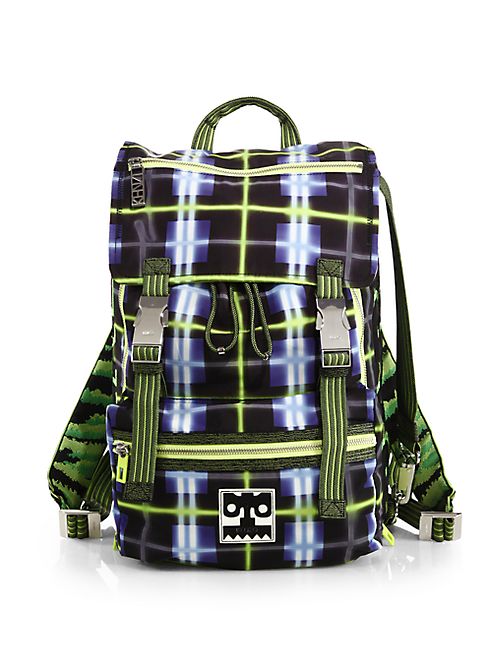 KENZO - Plaid Nylon Backpack