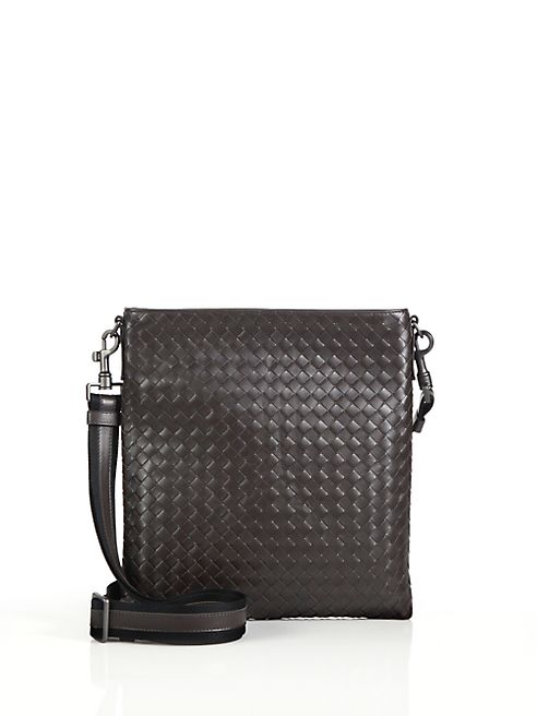 Bottega Veneta - Borsa Intrecciato Leather Crossbody Bag