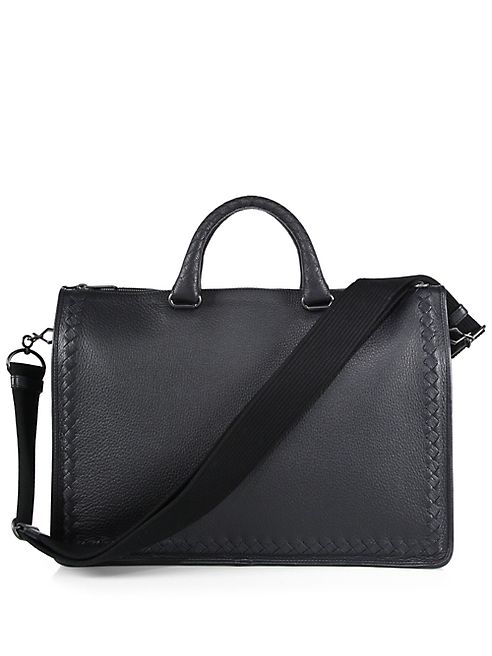 Bottega Veneta - Borsa Leather Messenger Bag