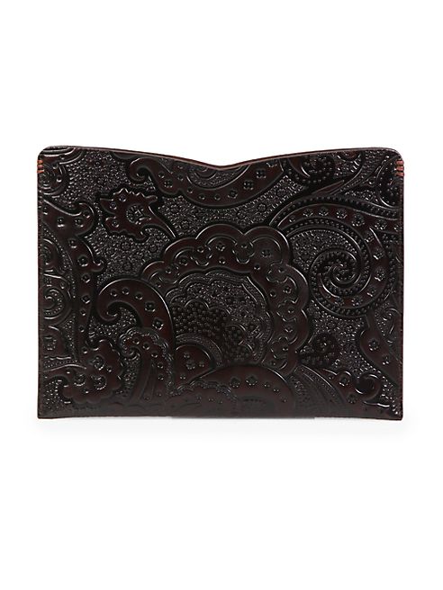 Robert Graham - Thorston Paisley Leather iPad Sleeve