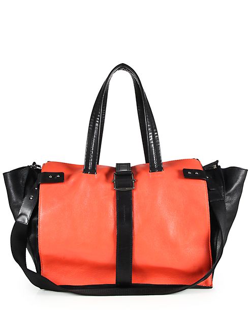 Costume National - Leather Duffel Bag