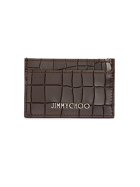 Jimmy Choo - Croc-Embossed Card Case