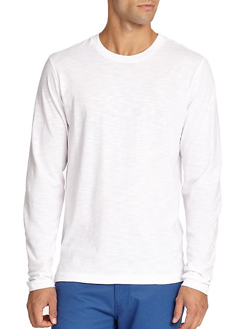 Saks Fifth Avenue Collection - Long-Sleeved Cotton Tee