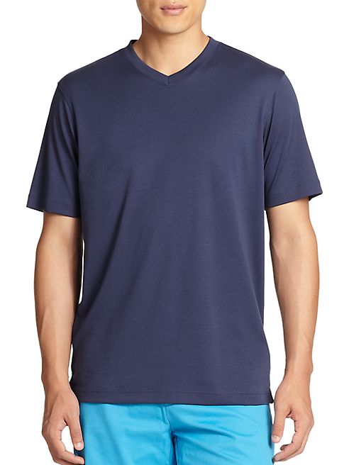 Saks Fifth Avenue Collection - V-Neck Tee