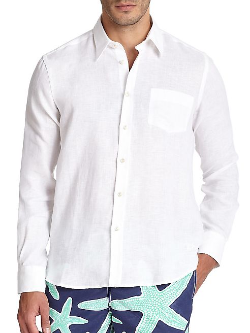 Vilebrequin - Linen Button-Down Shirt