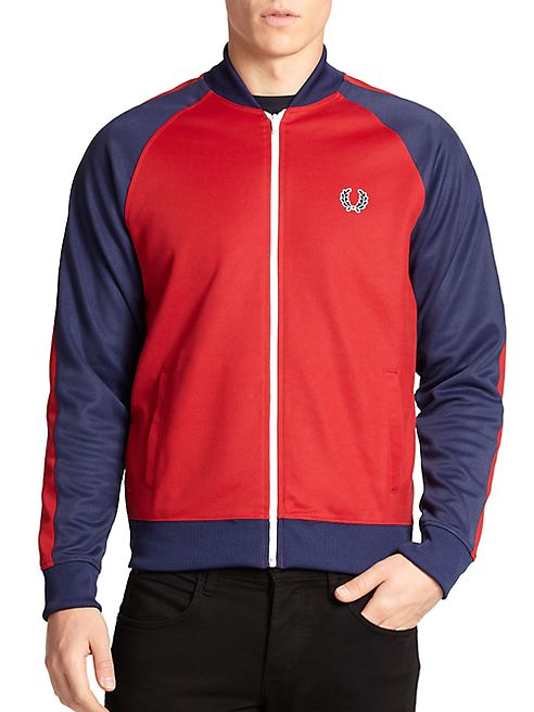 Fred Perry - Cotton-Blend Colorblock Track Jacket