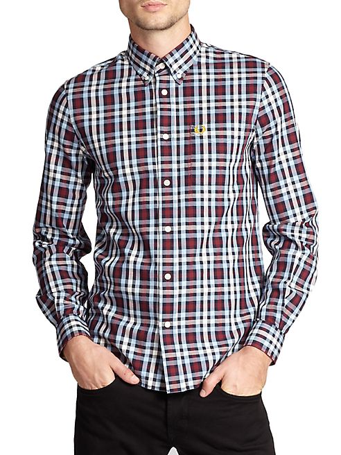 Fred Perry - Cotton Check Button-Down Shirt