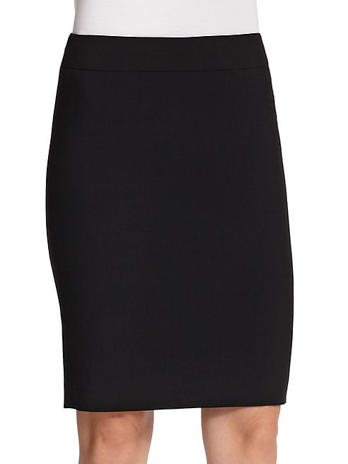 Armani Collezioni - Featherweight Wool Pencil Skirt