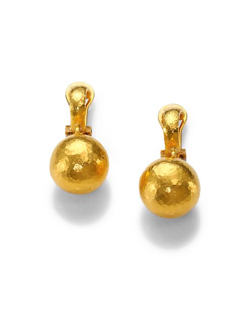 GURHAN - 24K Yellow Gold Ball Drop Earrings