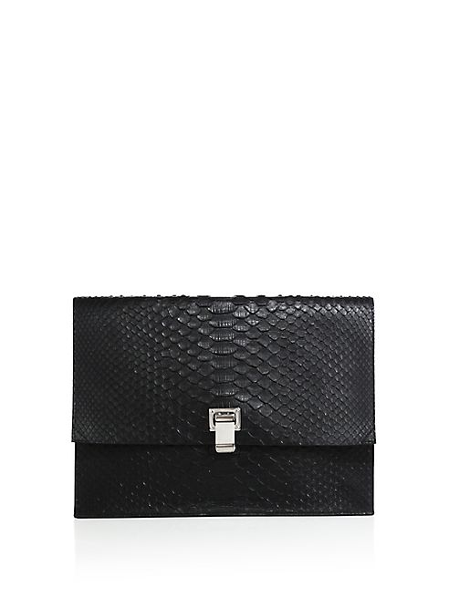 Proenza Schouler - Python Large Lunch Bag