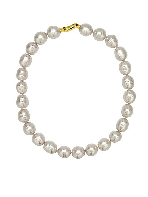 Majorica - 14MM White Baroque Pearl Necklace