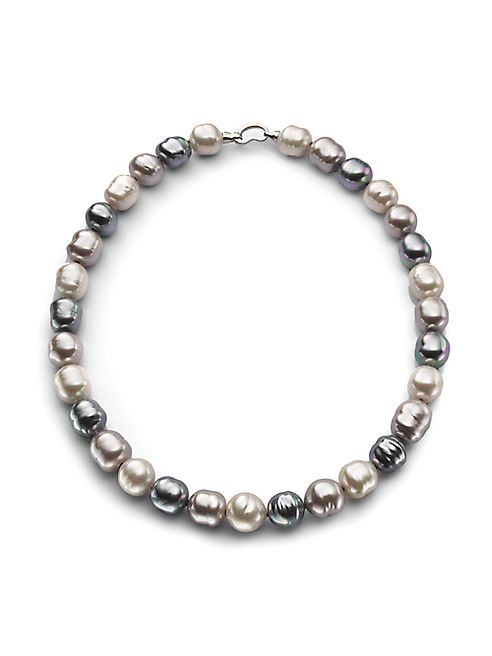 Majorica - 14MM Multicolor Baroque Pearl & Sterling Silver Strand Necklace/20