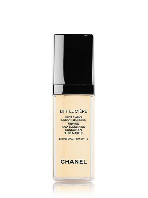 CHANEL - LIFT LUMIÈRE  Firming & Smoothing Sunscreen Fluid Makeup Broad Spectrum SPF 15