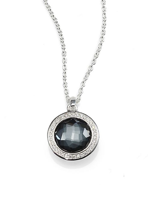 IPPOLITA - Diamond, Gemstone Doublet & Sterling Silver Round Necklace