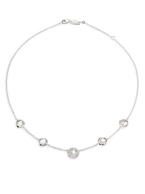 IPPOLITA - Diamond, Quartz & Mother-Of-Pearl Necklace