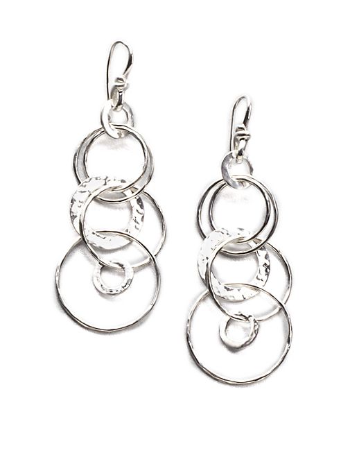 IPPOLITA - Glamazon Sterling Silver Jet Set Drop Earrings