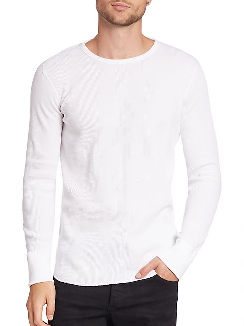 Rag & Bone - Standard Issue Waffle-Knit Tee