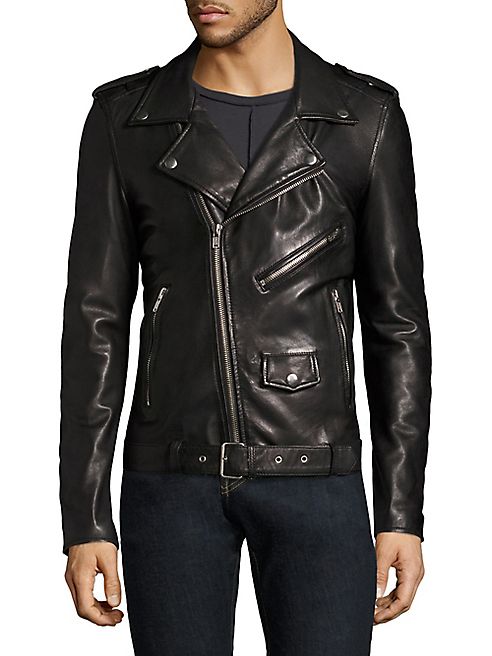 BLK DNM - Leather Moto Jacket