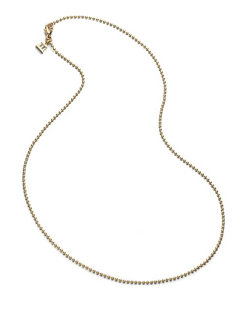 Temple St. Clair - 18K Yellow Gold Ball Necklace Chain/16