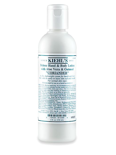 Kiehl's Since 1851 - Deluxe Hand & Body Lotion with Aloe Vera & Oatmeal - Coriander/8.4 oz.