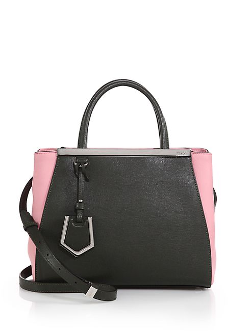 Fendi - 2Jours Petite Two-Tone Shopper