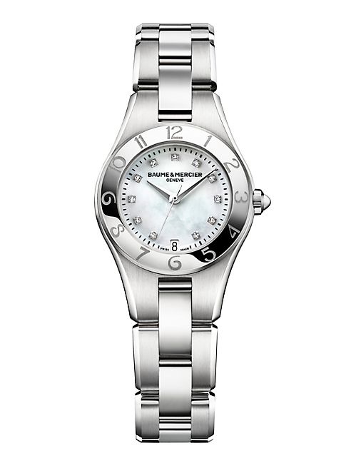 Baume & Mercier - Linea 10011 Interchangeable Stainless Steel Bracelet Watch