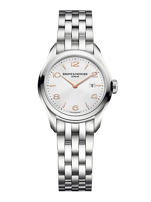 Baume & Mercier - Clifton 10175 Stainless Steel Bracelet Watch