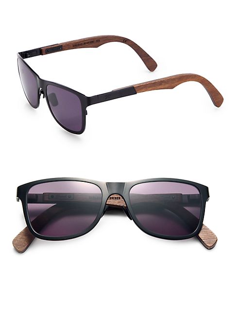 Shwood - Canby Walnut & Titanium Sunglasses