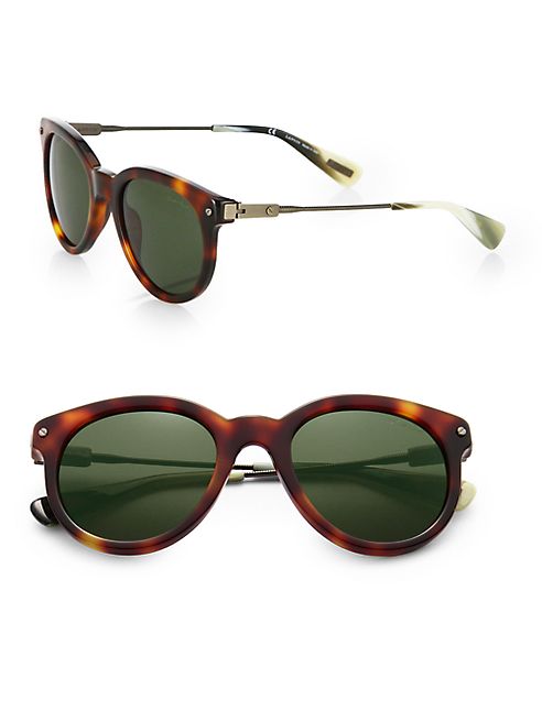 Lanvin - 49MM Tortoiseshell Acetate Round Sunglasses