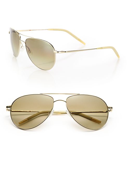 Oliver Peoples - Benedict 59MM Aviator Sunglasses